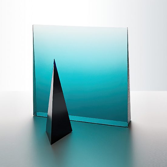 Picture with Blue Pyramide
