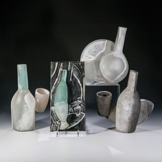 Objekte aus der „Still-Life on Plate“-Serie