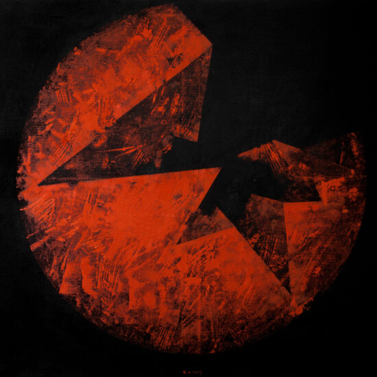 Red Hot Planet Painting